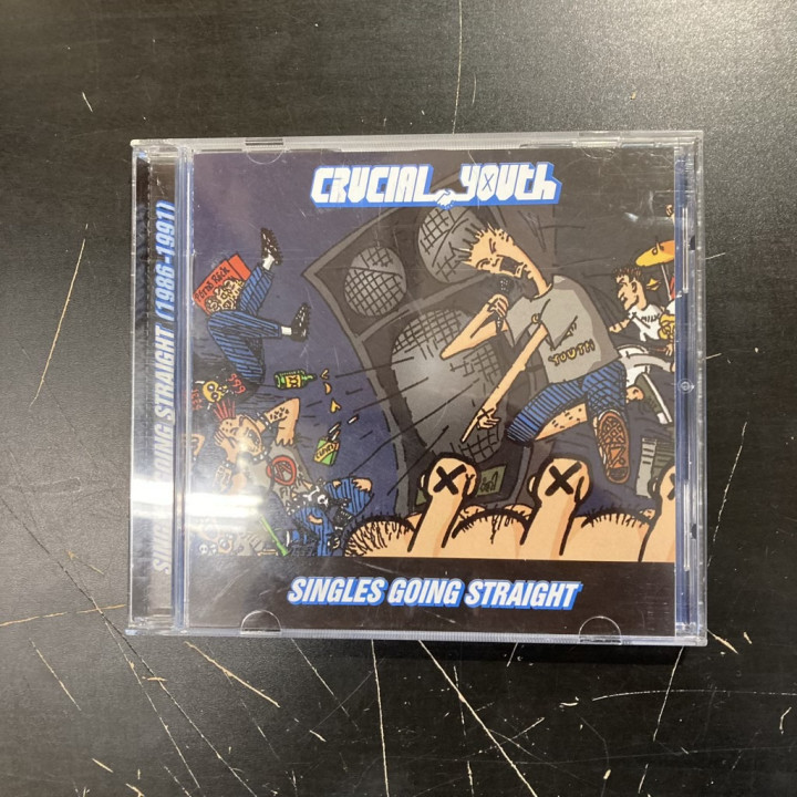 Crucial Youth - Singles Going Straight CD (VG+/VG+) -hardcore-